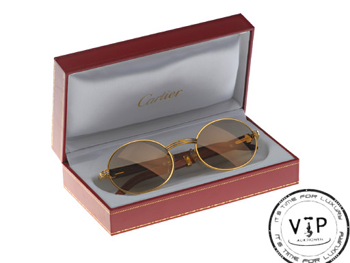 Cartier Lunettes Brille Sonnenbrille Glasses Sunglasses Wood Frame 