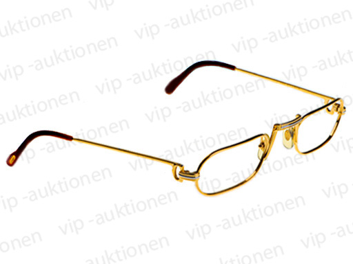 CARTIER DEMI LUNE BRILLE LESEBRILLE EYE GLASSES FRAME OCCHIALI in 