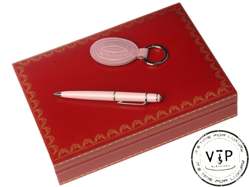 CARTIER DIABOLO KUGELSCHREIBER & SCHLÜSSELANHÄNGER BALLPOINT PEN 