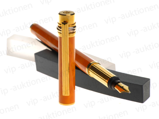 CARTIER TRINITY STYLO PLUME FÜLLER FÜLLFEDERHALTER FOUNTAIN PEN 18K 