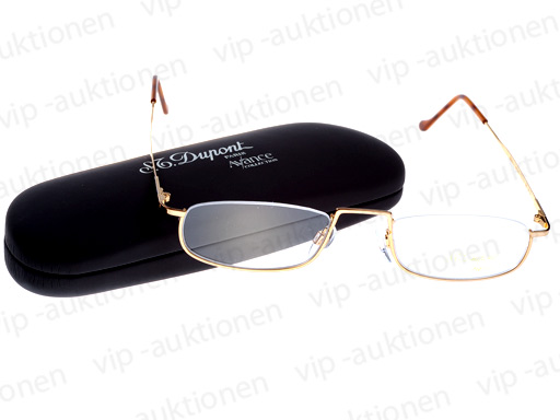 DUPONT LUNETTES BRILLE LESEBRILLE HALF FRAME GLASSES EYEGLASSES