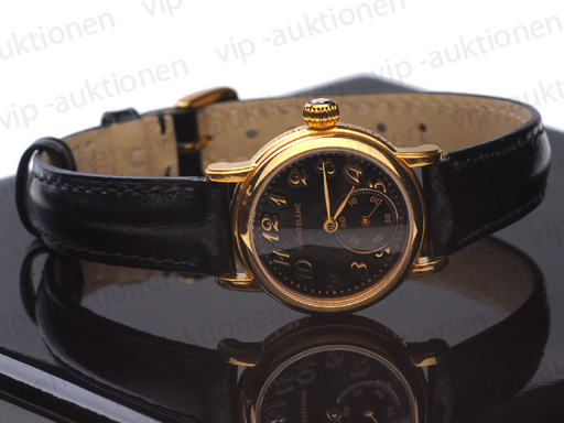 MONTBLANC MEISTERSTÜCK STAR GILT MONTRE UHR DAMENUHR QUARZ LADY WATCH 