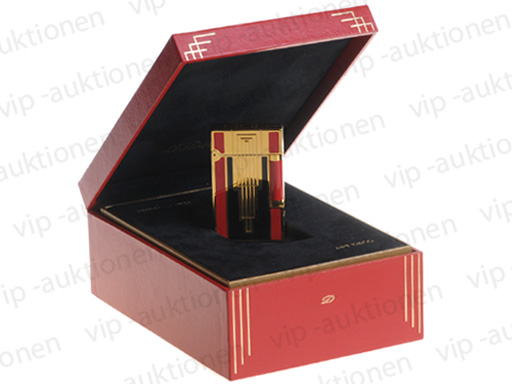 DUPONT FEUERZEUG LIMITED EDITION ART DECO BRIQUET LIGHTER in 